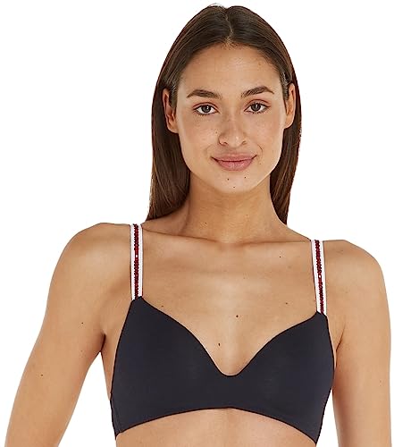 Tommy Hilfiger LIGHTLY LINED TRIANGLE BRA BHs Damen, Blau (Desert Sky), 32B von Tommy Hilfiger