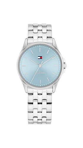 Tommy Hilfiger Uhr mit DREI-Zeiger-Quarzwerkfür Damen mit Silbernes Edelstahlarmband - 1782771 Tommy Hilfiger Uhr mit DREI-Zeiger-Quarzwerkfür Damen mit Silbernes Edelstahlarmband - 1782771 von Tommy Hilfiger