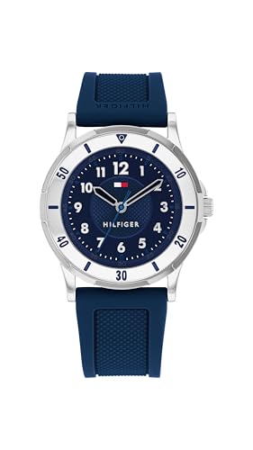 Tommy Hilfiger Uhr mit DREI-Zeiger-Quarzwerkfür die Jugend mit Blaues Silikonarmband - 1720040 Tommy Hilfiger Uhr mit DREI-Zeiger-Quarzwerkfür die Jugend mit Blaues Silikonarmband - 1720040 von Tommy Hilfiger