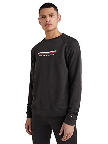 Tommy Hilfiger Track TOP Schwere Strickwaren Herren, Schwarz (Black), XL von Tommy Hilfiger