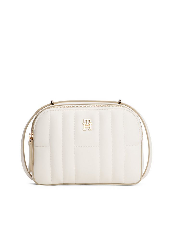 Tommy Hilfiger Umhängetasche TH FEMININE CONV CAMERA BAG, Damen Schultertasche, Minibag im trendigen Stepp-Design von Tommy Hilfiger
