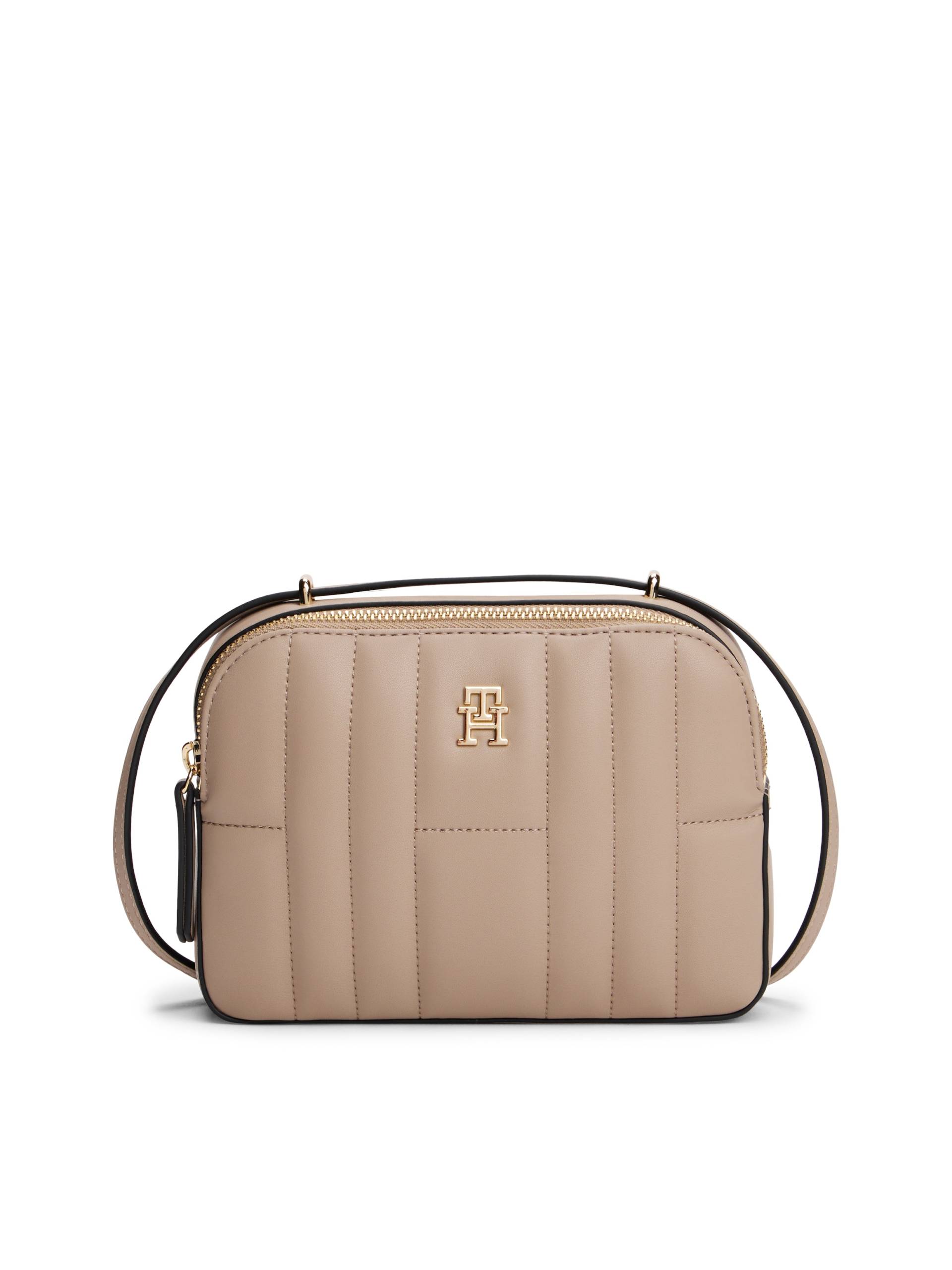 Tommy Hilfiger Umhängetasche "TH FEMININE CONV CAMERA BAG", Damen Schultertasche, Minibag im trendigen Stepp-Design von Tommy Hilfiger