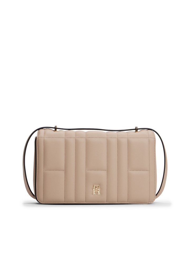Tommy Hilfiger Umhängetasche TH FEMININE CONV CROSSOVER, Damen-Schultertasche, Clutch, Minibag mit modischer Steppung von Tommy Hilfiger