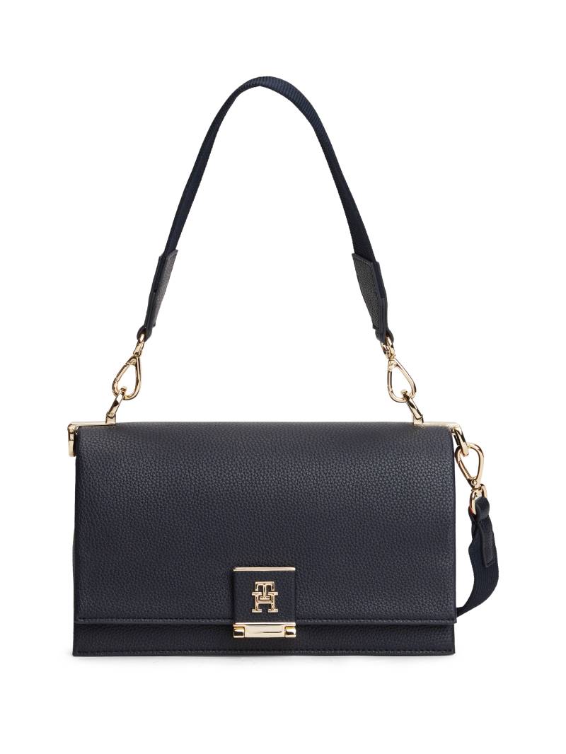 Tommy Hilfiger Umhängetasche "TH HER MED CROSSOVER CORP", Damen Handtasche, Clutch, seitliche Besätzen in Tommy Farben von Tommy Hilfiger