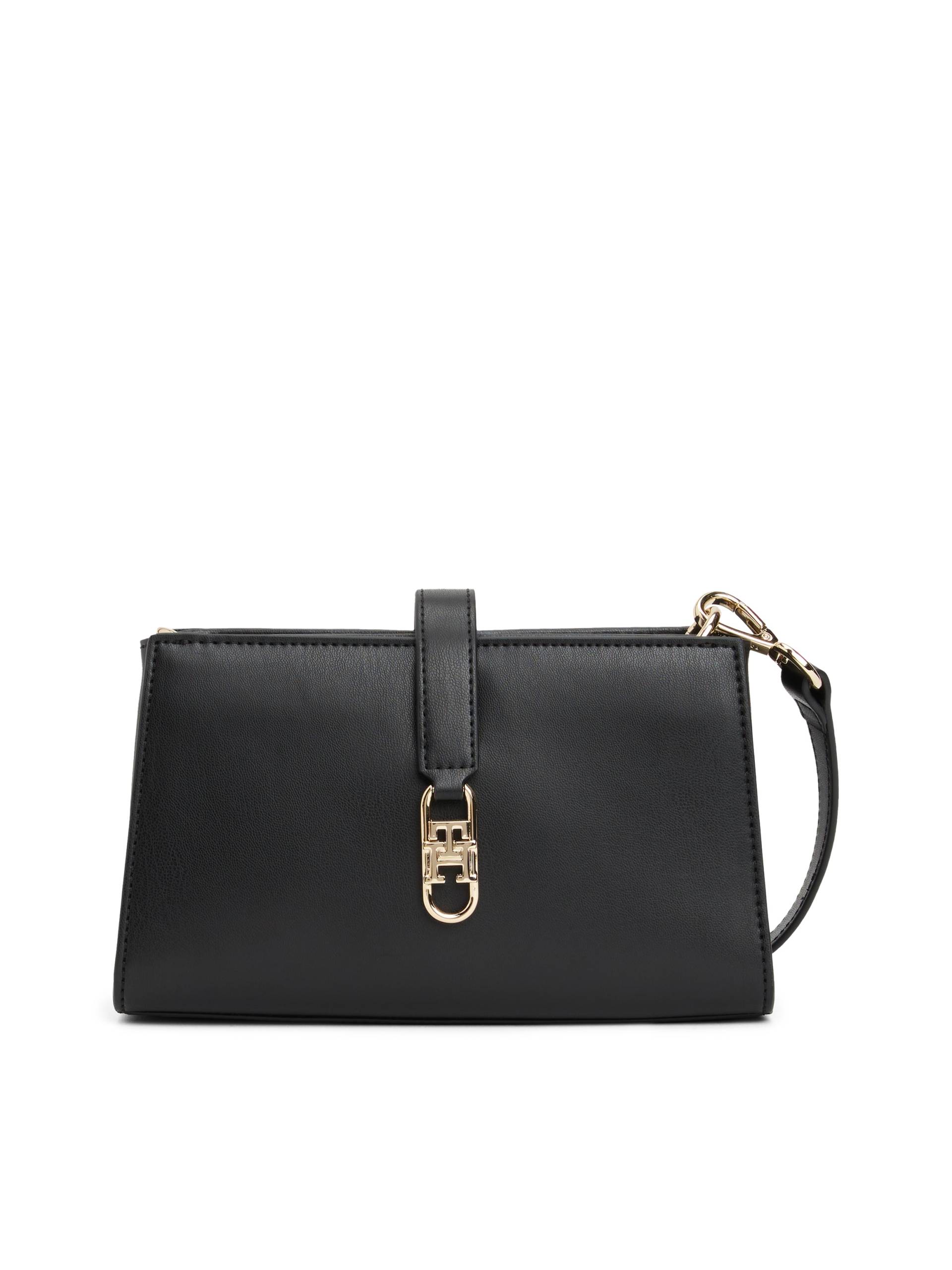 Tommy Hilfiger Umhängetasche "TH LIBRE MINI CROSSOVER", Damen Schultertasche, Clutch mit elegantem TH-Verschlusselement von Tommy Hilfiger