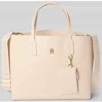 Tommy Hilfiger Umhängetasche mit großflächiger Label-Prägung in Beige, Größe 1 von Tommy Hilfiger