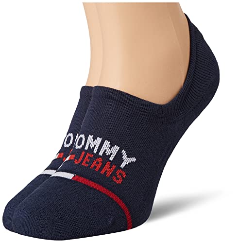 Tommy Hilfiger Unisex Footie, Navy, 35/38 (2er Pack) von Tommy Hilfiger