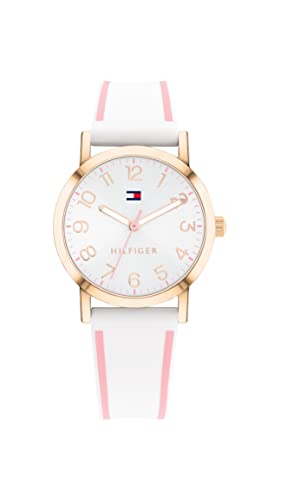 Tommy Hilfiger Unisex Analog Quarz Uhr mit Silikon Armband 1720023 von Tommy Hilfiger