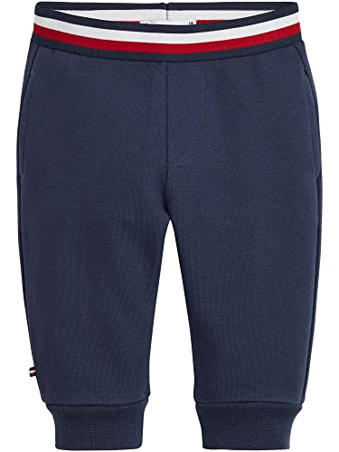 Tommy Hilfiger Unisex BABY BRANDED SWEATPANT Trainingshose, Marineblau (Twilight Navy), 0 Months von Tommy Hilfiger