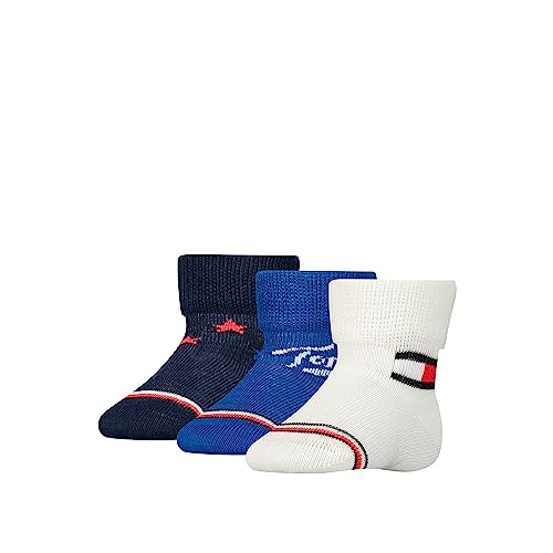 Tommy Hilfiger Unisex Baby CLSSC Sock, Tommy original, 11/14 (3er Pack) von Tommy Hilfiger