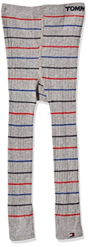 Tommy Hilfiger Unisex-Baby Stripe Legging, Grey Melange, 62-68 von Tommy Hilfiger