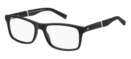 Tommy Hilfiger Unisex Brille Vista Th 2044 003 53/17/145 Herren Sunglasses, 003/17 MATT Black, 53 von Tommy Hilfiger