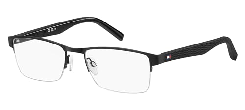 Tommy Hilfiger Unisex Brille Vista Th 2047 003 53/18/145 Herren Sunglasses, 003/18 MATT Black, 53 von Tommy Hilfiger