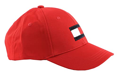 Tommy Hilfiger Unisex Kinder Big Flag Cap Baseballkappe, Deep Crimson, Large von Tommy Hilfiger