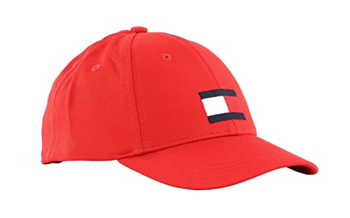 Tommy Hilfiger Kinder Unisex Cap Big Flag Basecap, Rot (Deep Crimson), L von Tommy Hilfiger