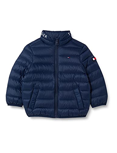 Tommy Hilfiger Unisex-Kinder Light DOWN Jacket Jacke, Twilight Navy, 74 von Tommy Hilfiger