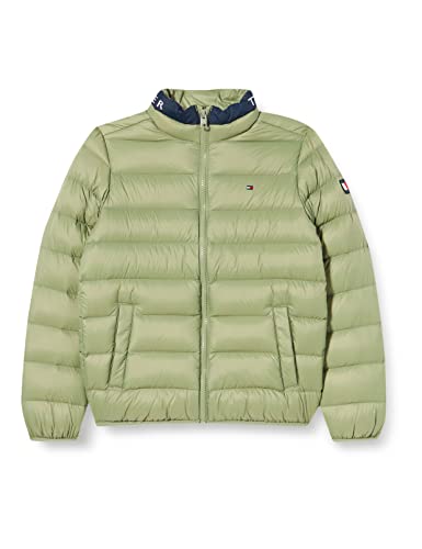 Tommy Hilfiger Unisex-Kinder Light DOWN Jacket Jacke, Spring Olive, 74 von Tommy Hilfiger