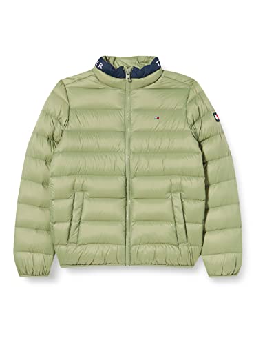 Tommy Hilfiger Unisex-Kinder Light DOWN Jacket Jacke, Spring Olive, 74 von Tommy Hilfiger