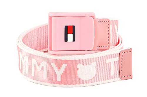 Tommy Hilfiger Unisex-Kinder Plaque Webbing Belt, Pink Shade, L-XL von Tommy Hilfiger