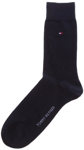 Tommy Hilfiger Unisex - Kinder Socke 2 er Pack 391334, Gr. 27-30, Blau (563 midnight blue) von Tommy Hilfiger