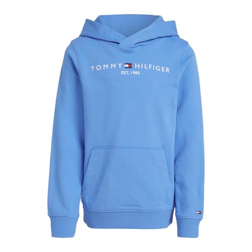 Tommy Hilfiger Unisex Kinder U Essential KS0KS00205 Hoodies, Blau (Blue Spell), 16 Jahre von Tommy Hilfiger