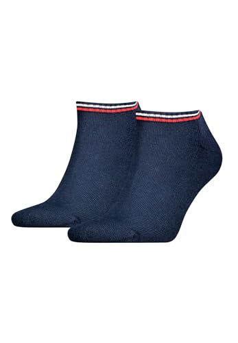 Tommy Hilfiger Unisex Sneaker Socken, Marineblau, 43/46 (2er Pack) von Tommy Hilfiger