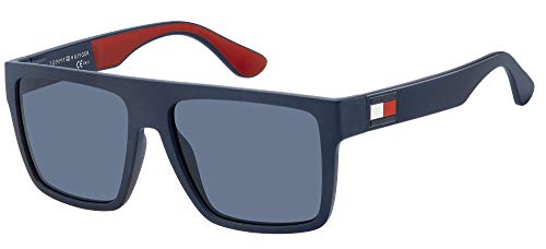 Tommy Hilfiger Unisex Th 1605/s Sunglasses, IPQ/KU MTTBLU Blue, 56 von Tommy Hilfiger