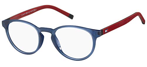 Tommy Hilfiger Unisex Th 1787 Sunglasses, Colour: Matte Blue, Red Matt, 49 von Tommy Hilfiger