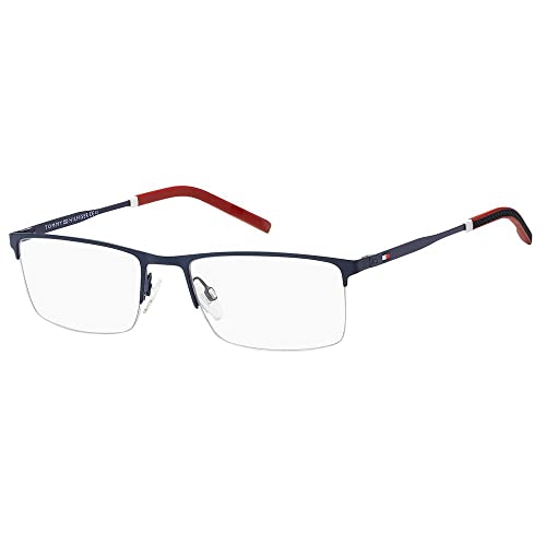 Tommy Hilfiger Unisex Th 1830 Sunglasses, FLL/19 Matte Blue, 56 von Tommy Hilfiger