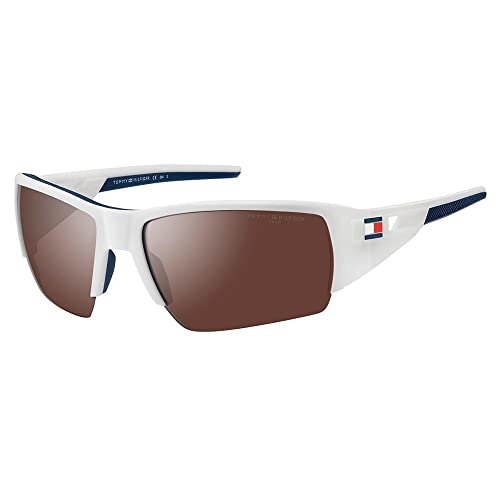 Tommy Hilfiger Unisex Th 1910/s Sunglasses, 6HT/TI Matte White, One Size von Tommy Hilfiger