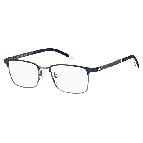 Tommy Hilfiger Unisex Th 1919 Sunglasses, FLL/19 Matte Blue, 53 von Tommy Hilfiger