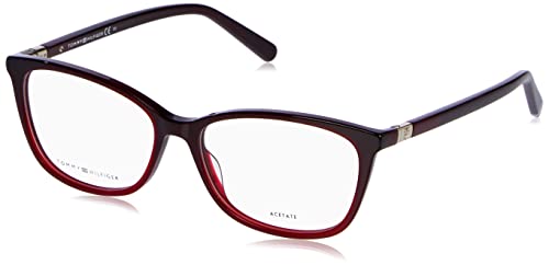 Tommy Hilfiger Unisex Th 1965 Sunglasses, C8C/15 Burgundy RED, 54 von Tommy Hilfiger