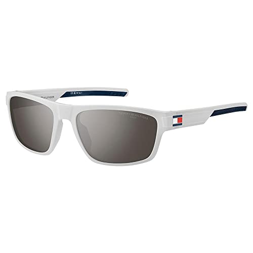 Tommy Hilfiger Unisex Th 1978/s Sunglasses, 6HT/TI Matte White, 59 von Tommy Hilfiger