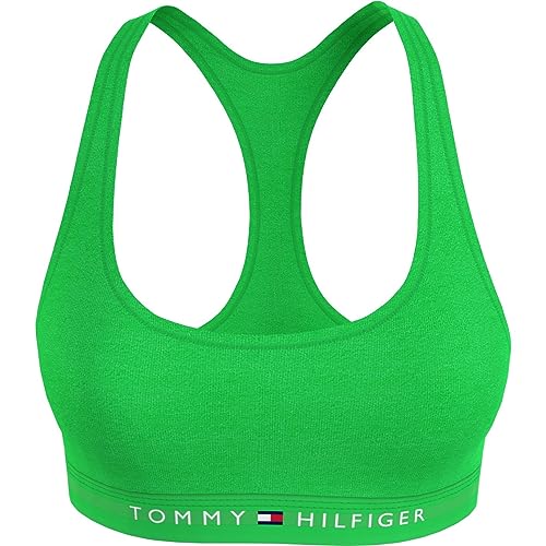 Tommy Hilfiger Unlined Bralette UW0UW04143LWY Sporttop in grün (L) von Tommy Hilfiger