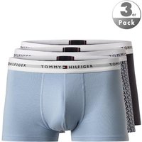 Tommy Hilfiger Herren Trunks blau Baumwolle unifarben von Tommy Hilfiger