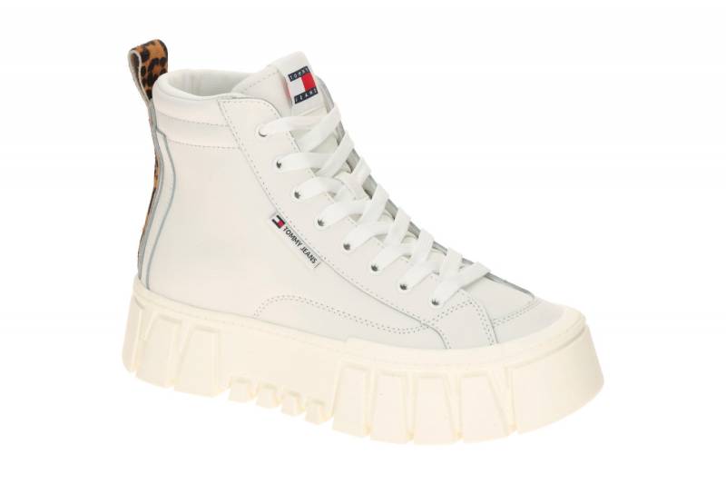 Tommy Hilfiger VULC FLATFORM LEOPARD EN02858 YBL offwhite - sportliche Stiefe... Tommy Hilfiger VULC FLATFORM LEOPARD EN02858 YBL offwhite - sportliche Stiefe... von Tommy Hilfiger