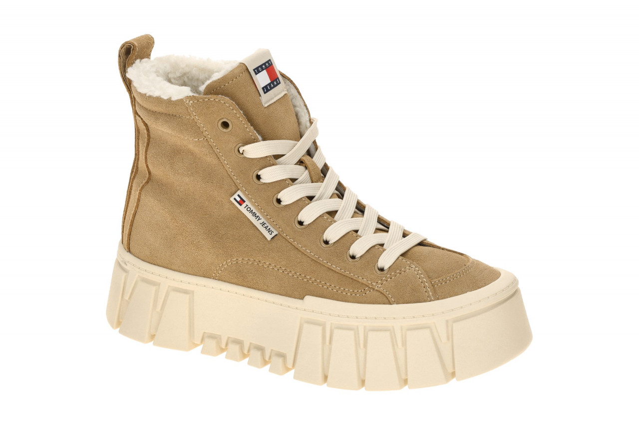 Tommy Hilfiger VULC FLATFORM WL EN02894 RBH hell-braun - sportliche Stiefelet... Tommy Hilfiger VULC FLATFORM WL EN02894 RBH hell-braun - sportliche Stiefelet... von Tommy Hilfiger