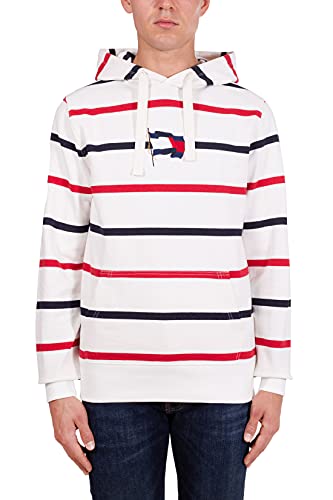 Tommy Hilfiger WAVY FLAG STRIPE HOODIE, weiß(white), Gr. XL von Tommy Hilfiger