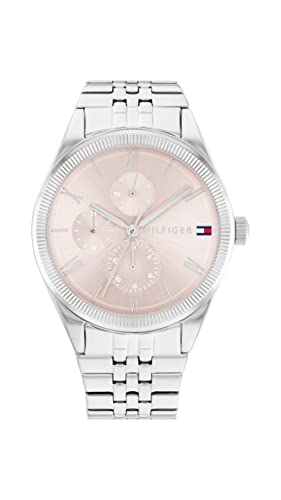 Tommy Hilfiger Multi Zifferblatt Quarz Uhr für Damen mit Silbernes Edelstahlarmband - 1782590 von Tommy Hilfiger