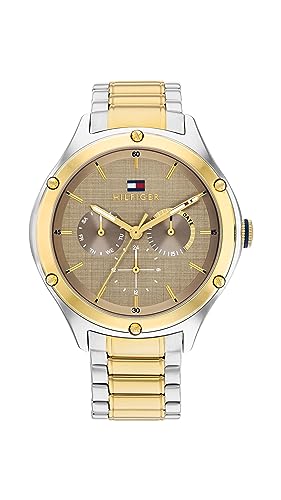 Tommy Hilfiger Multi Zifferblatt Quarz Uhr für Damen mit Edelstahlarmband Tommy Hilfiger Multi Zifferblatt Quarz Uhr für Damen mit Edelstahlarmband von Tommy Hilfiger