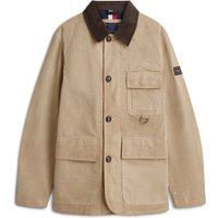 Tommy Hilfiger Wattierte Wachsjacke aus robustem Baumwollcanvas in M von Tommy Hilfiger
