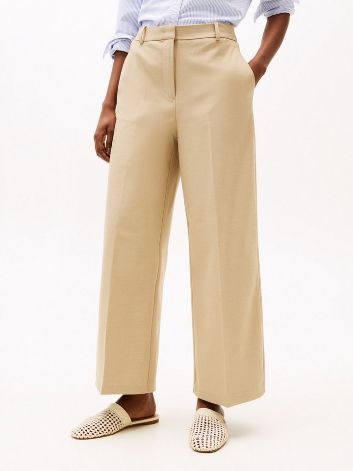 Tommy Hilfiger Webhose Low Normal Waist Bi-Stretch Gürtelschlaufe, elastisch, pflegeleicht bügelfrei, Business casual von Tommy Hilfiger