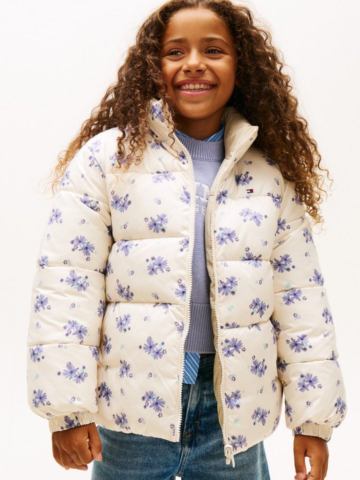 Tommy Hilfiger Wendejacke FLOWER AOP REVERSIBLE PUFFER Regular fit, Kinder bis 16 Jahre von Tommy Hilfiger