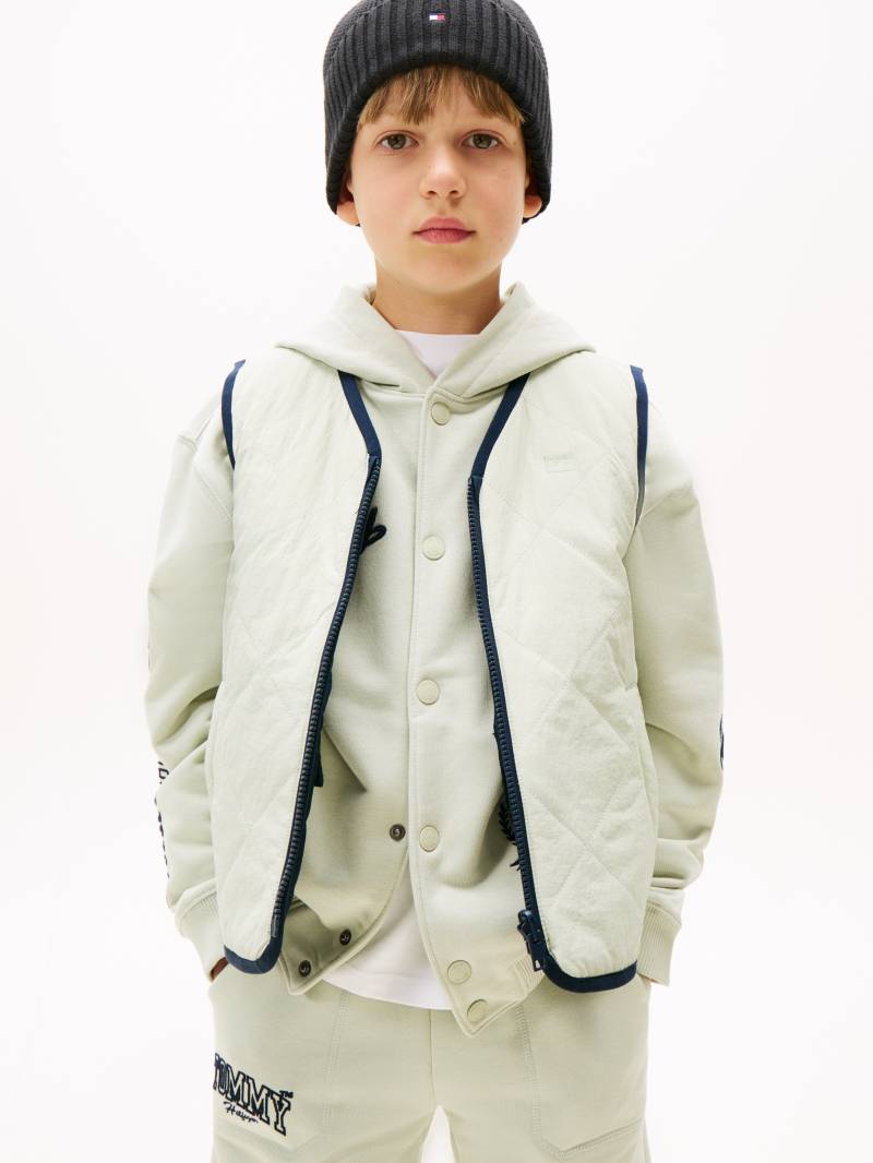 Tommy Hilfiger Wendeweste "REV MIX MEDIA QUILTED VEST" für Kinder bis 16 Jahre, mit großen Taschen von Tommy Hilfiger