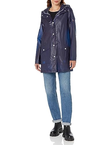 Tommy Hilfiger Wetterfeste Regenjacke für Damen mit Punkten, Modisches Marineblau, L Tommy Hilfiger Wetterfeste Regenjacke für Damen mit Punkten, Modisches Marineblau, L von Tommy Hilfiger