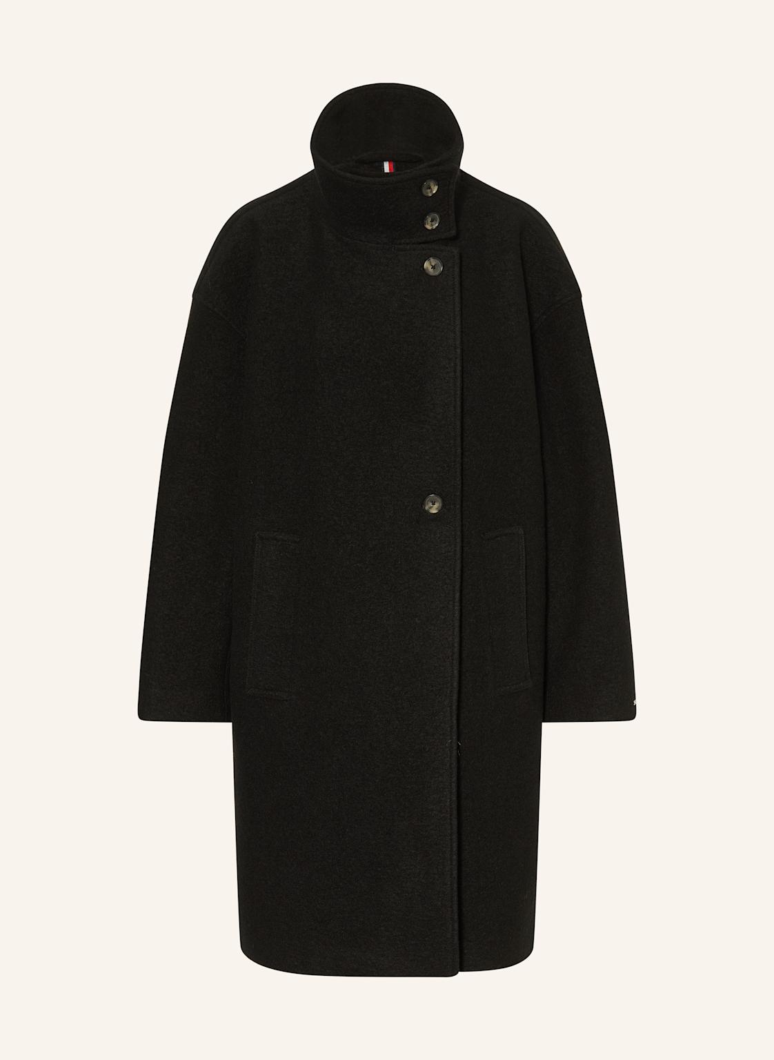 Tommy Hilfiger Wollmantel schwarz von Tommy Hilfiger