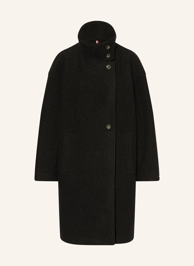 Tommy Hilfiger Wollmantel schwarz von Tommy Hilfiger