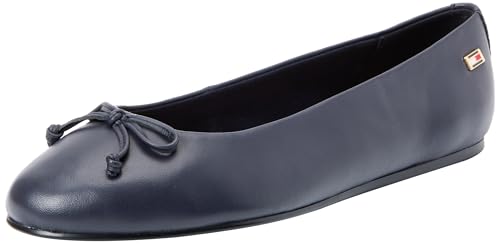 Tommy Hilfiger Women ESSENTIAL CHIC BALLERINA, Space Blue, 38 EU von Tommy Hilfiger