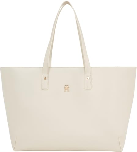 Tommy Hilfiger Women TH CHIC TOTE, Classic Beige, One Size von Tommy Hilfiger