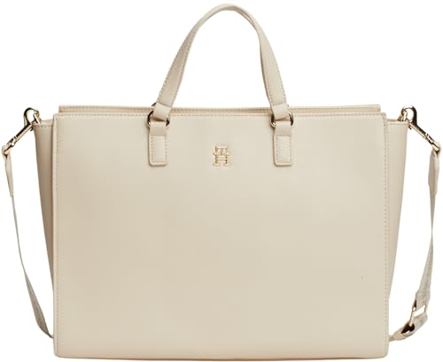 Tommy Hilfiger Women TH FRESH SATCHEL, Classic Beige, One Size von Tommy Hilfiger